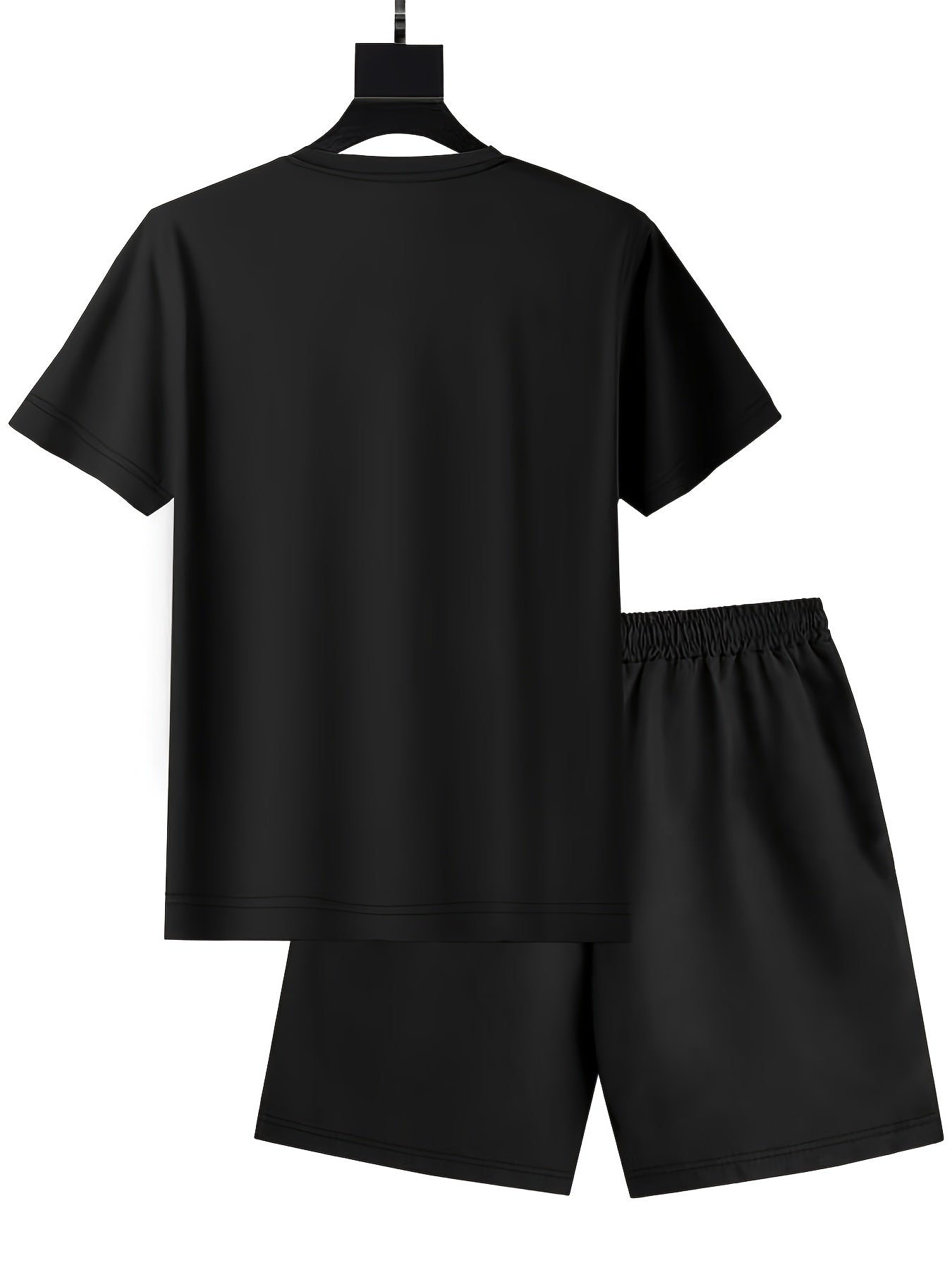 Men's Cotton Dog Dad T-Shirt and Shorts Set Comfortable Casual Summer Outfit for Dog Lovers