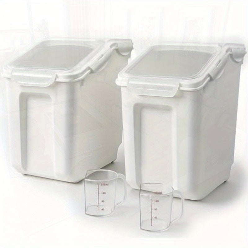 2 Pack Large Airtight Dog Food Bins With Wheels 10 Gal