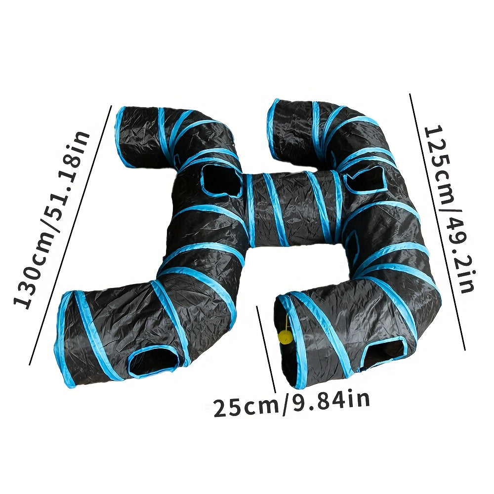 Large Cat Tunnel Foldable Playground Heavy Duty Polyester