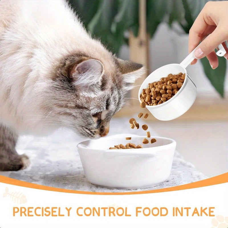 Airtight Cat Food Storage Container With Metal Lids