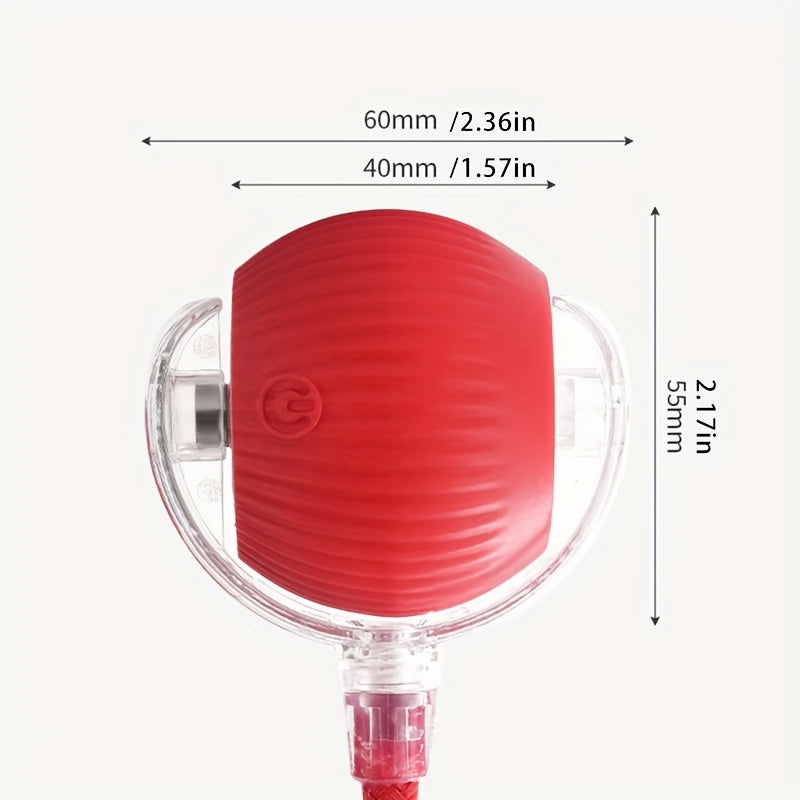 3pcs Smart 360 Degree Rolling Pet Ball Set with USB Charging LED Light for Cats and Dogs