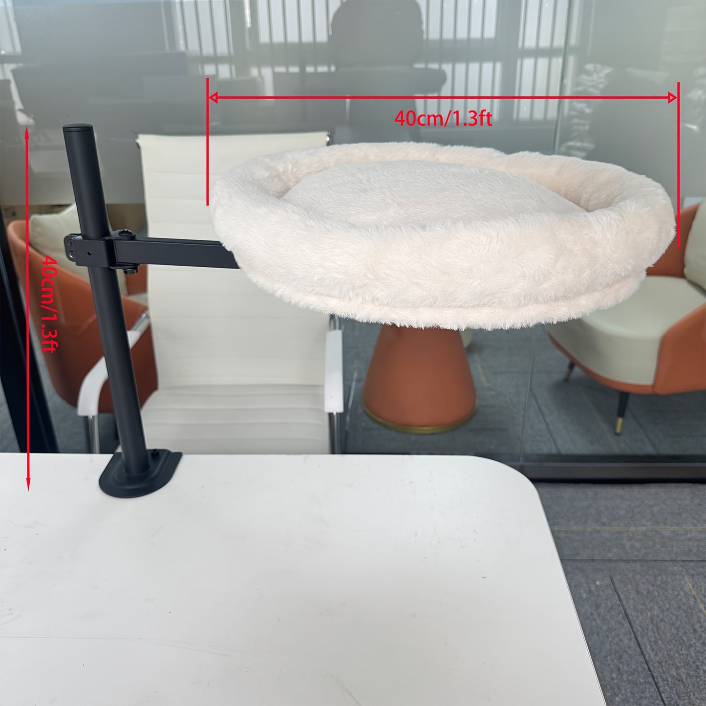 Installed Desktop Cat Bed for Home Offices and Apartments Comfortable Cat Furniture Accessory