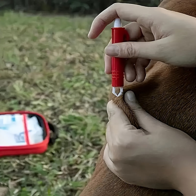 91pcs Portable Pet First Aid Kit for Dogs and Cats Ideal for Hiking Camping and Travel