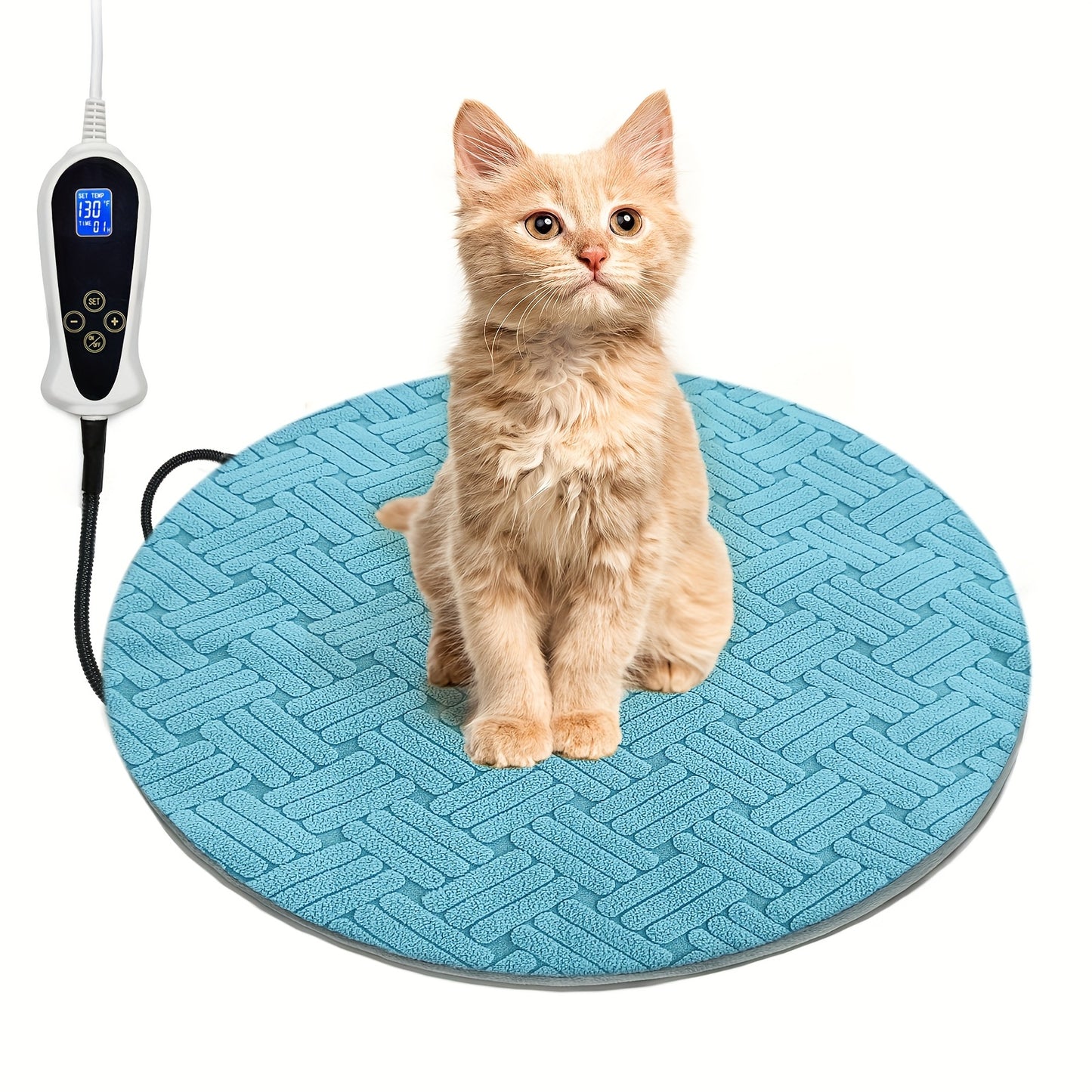 Pet Heating Pad with Smart Thermostat for Cats and Dogs Comfort Recovery Whelping Supplies