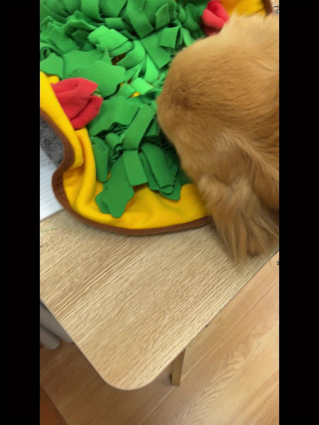 Interactive Snuffle Mat for Dogs - Fabric Puzzle Toy with Anti-Slip Base and Portable Design