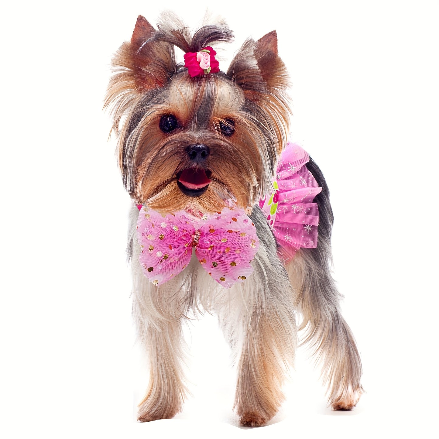 30 Piece Elegant Pastel and Bright Dog Bows for Small Medium Large Dogs Perfect for Parties and Photo Shoots