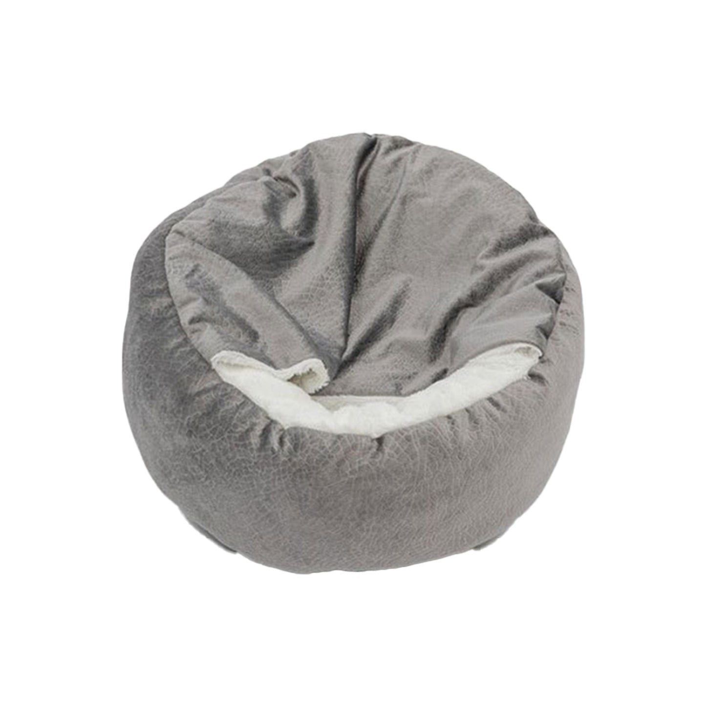 Four Seasons Cozy Dog Bed with Hooded Blanket and Anti-Anxiety Design for All Pets