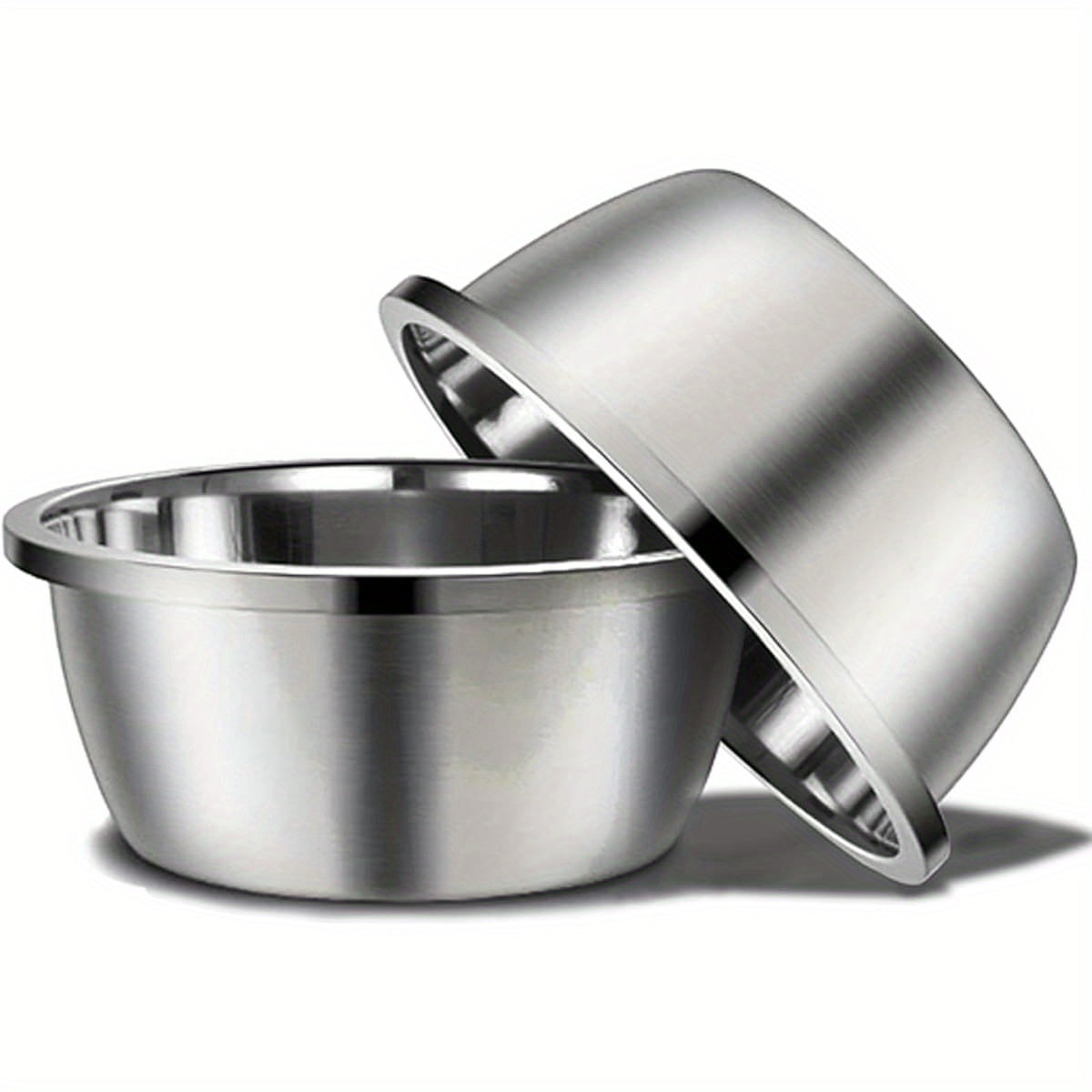 Stainless Steel Large Dog Bowl Set of 2 High Capacity 176oz Heavy Duty BPA Free