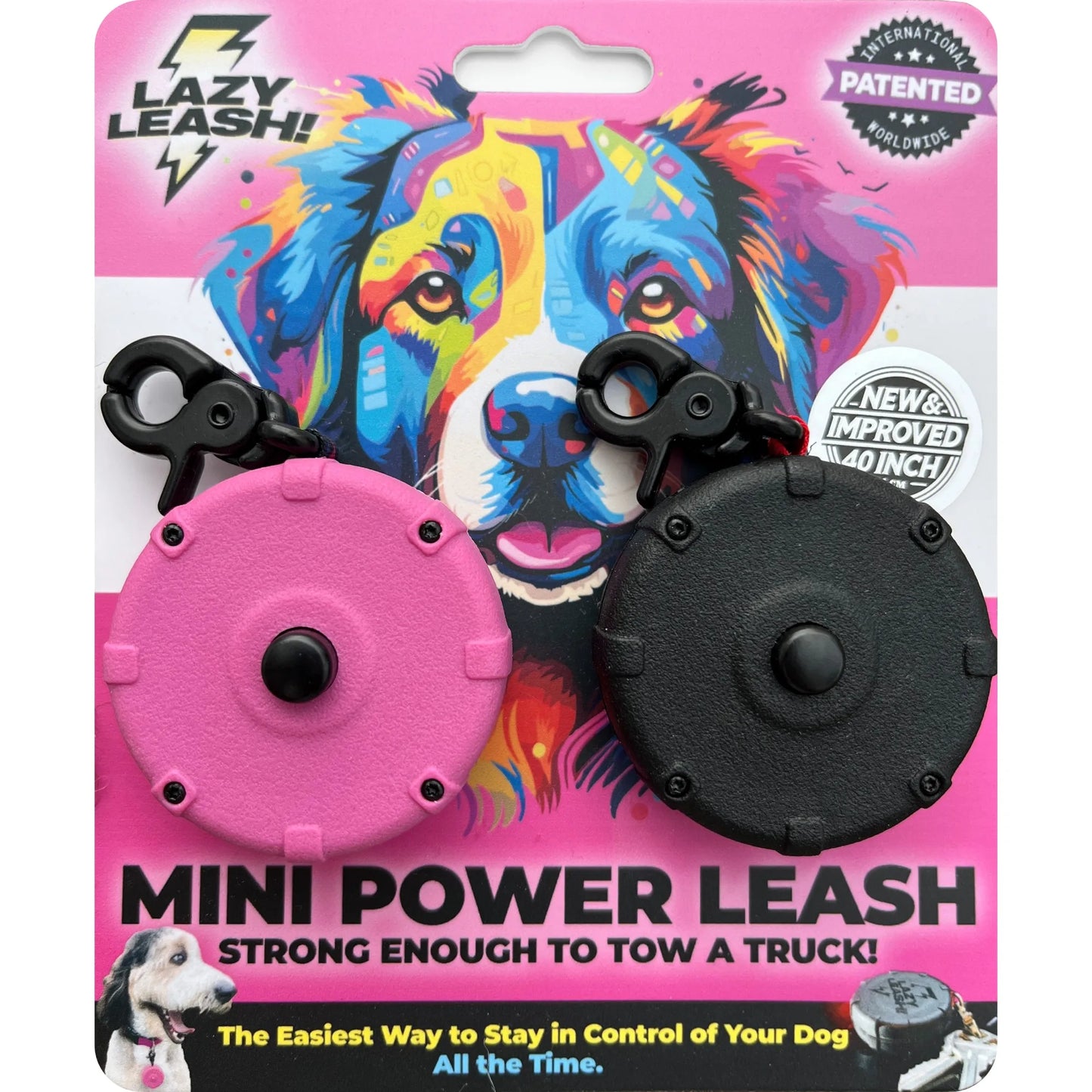 Safe & Easy Lightweight Heavy-Duty Clip-On Power Leash