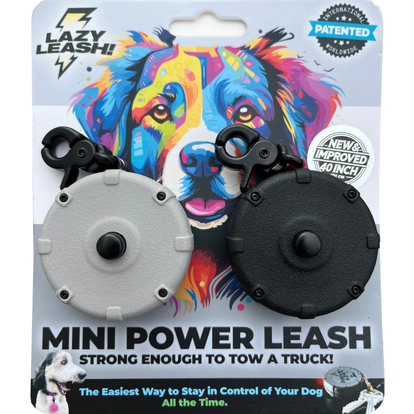 Safe & Easy Lightweight Heavy-Duty Clip-On Power Leash