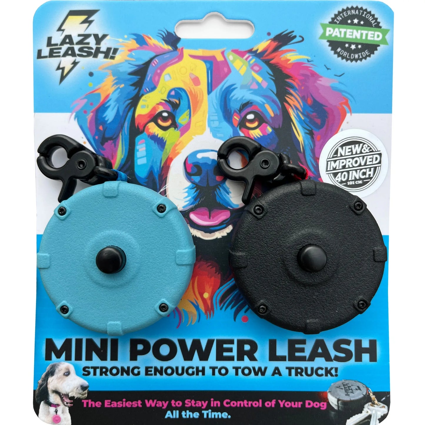 Safe & Easy Lightweight Heavy-Duty Clip-On Power Leash