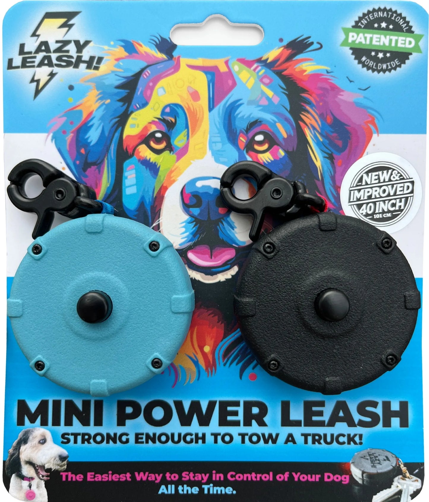 Safe & Easy Lightweight Heavy-Duty Clip-On Power Leash
