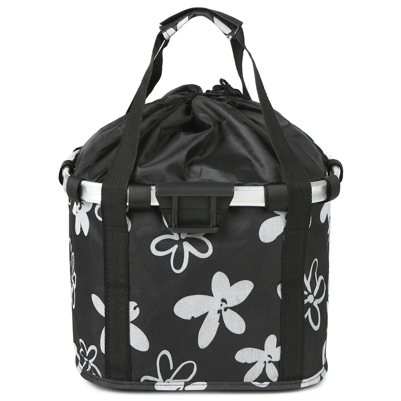 Foldable Cloth Bicycle Carrier Basket for Cats and Small Dogs - Stylish Bike Bag in Multiple Colors