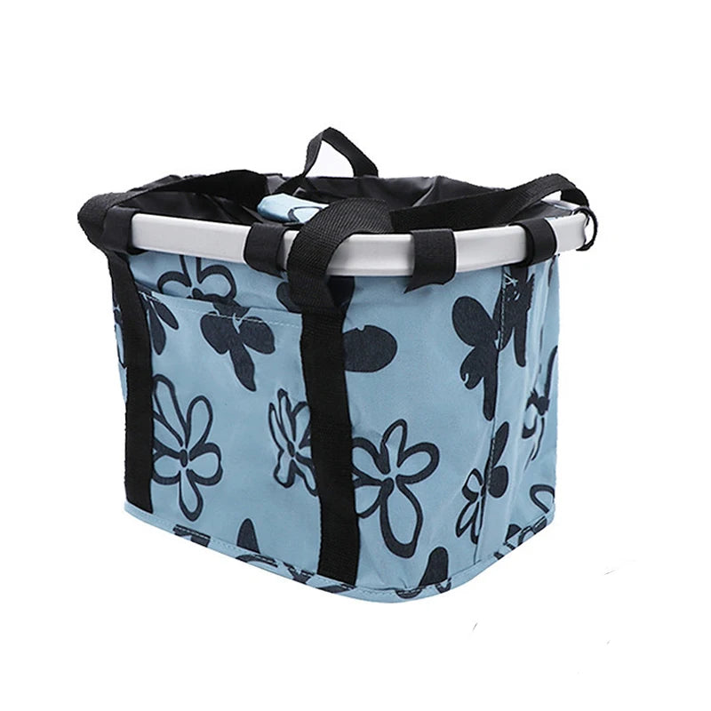 Foldable Cloth Bicycle Carrier Basket for Cats and Small Dogs - Stylish Bike Bag in Multiple Colors