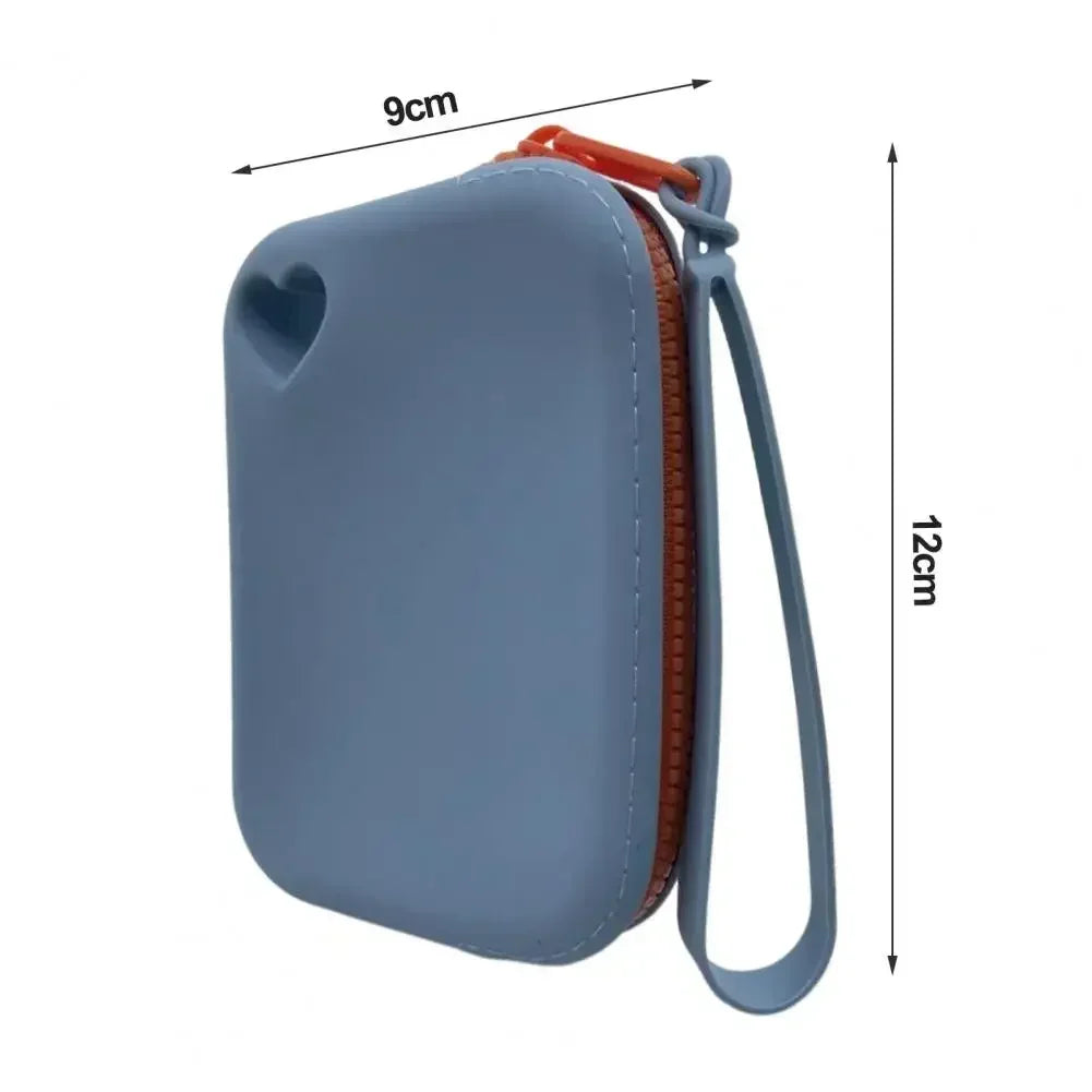 Silicone Dog Treat Pouch Portable Snack Bag Lightweight Odorless Attachable Belt for Training