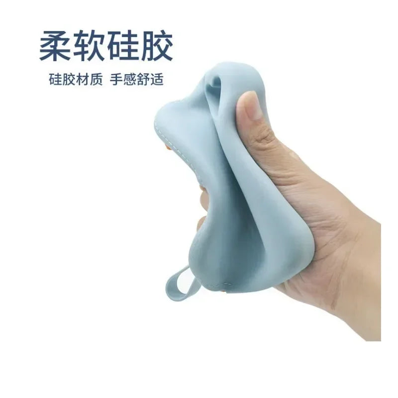 Silicone Dog Treat Pouch Portable Snack Bag Lightweight Odorless Attachable Belt for Training