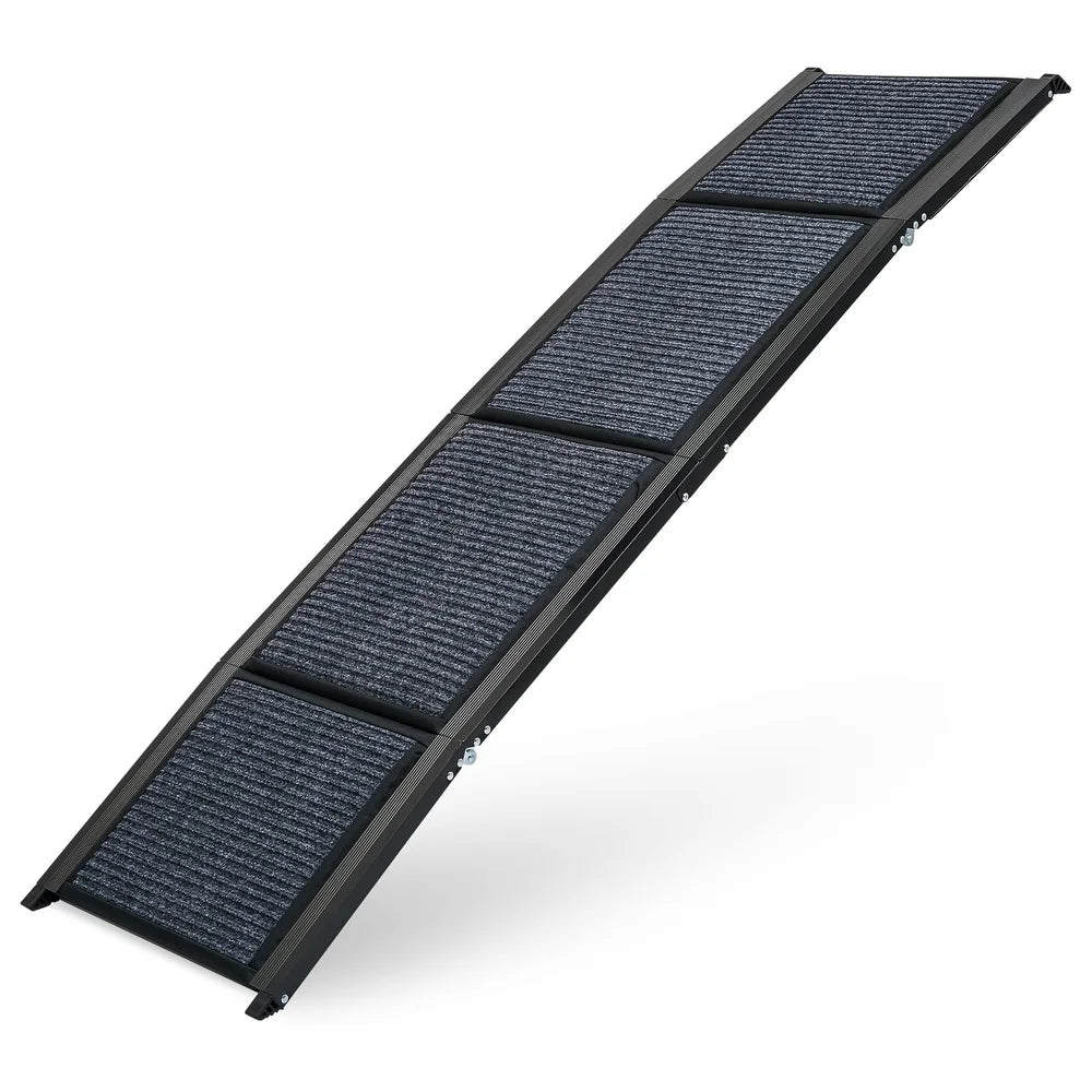 Folding Dog Ramp 67 Inch for Large Dogs 200 lb Capacity Non-Slip Portable Stairs