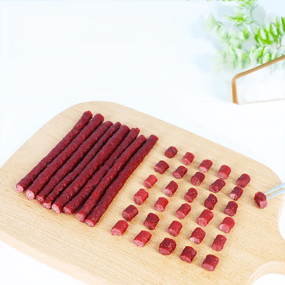 Natural Beef Stick Dog Treats 7oz or 14oz Healthy Easily Digestible All Natural Ingredients