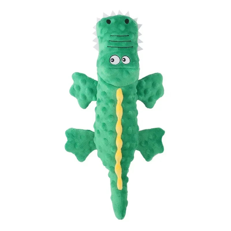 Soft Plush Squeaky Crocodile Toy for Dogs and Cats Interactive Chew Toy Durable Fun