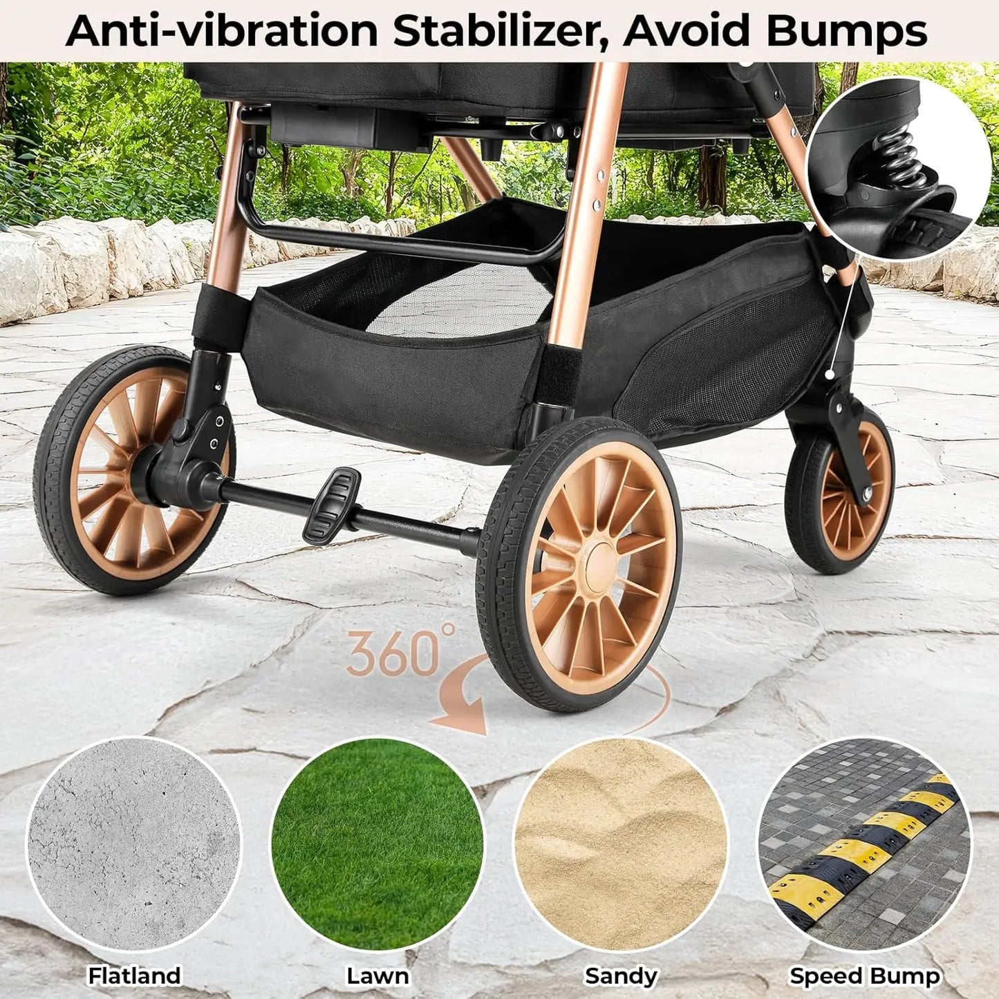 2in1 Dog Buggy Stroller Dog Box Attached in Car 25 kg