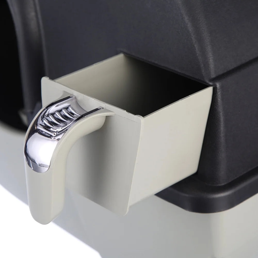 Self Cleaning Litter Box with Integrated Step Durable Sifting Grate Easy to Use Cat Litter