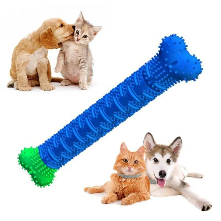 Puppy Brush Dog Toothbrush Chew Toy Molar Stick for Pet Teeth Cleaning and Massaging Dogs