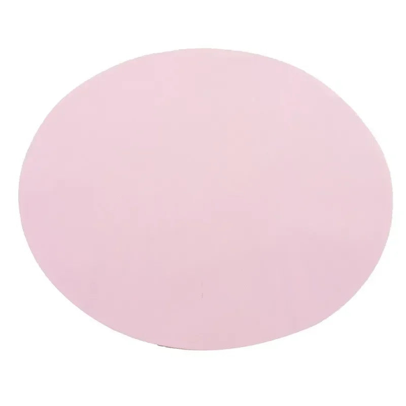 Silicone Anti-Slip Pet Bowl Mat Spill-Proof Cat Dog Feeding Fountain Round Accessory