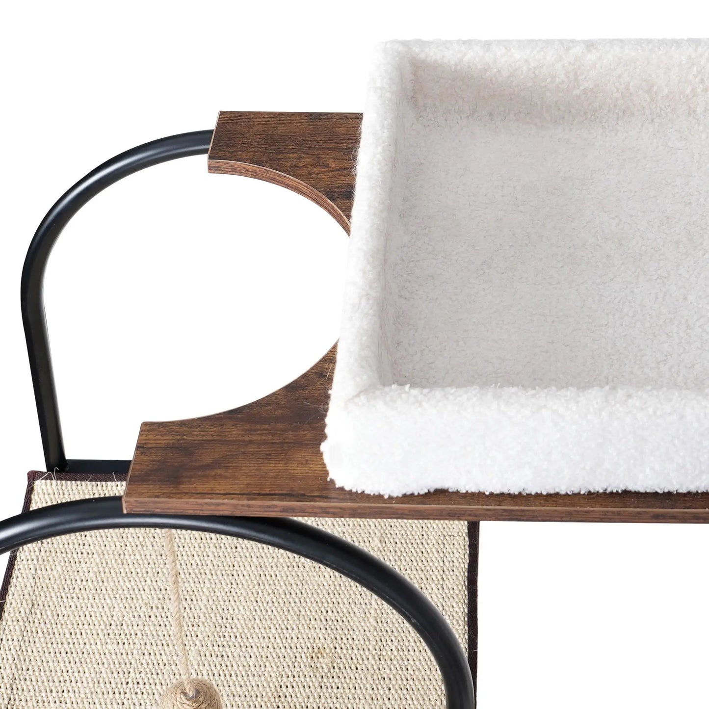 Modern Cat Tree Tower With Three Levels And Scratching Posts