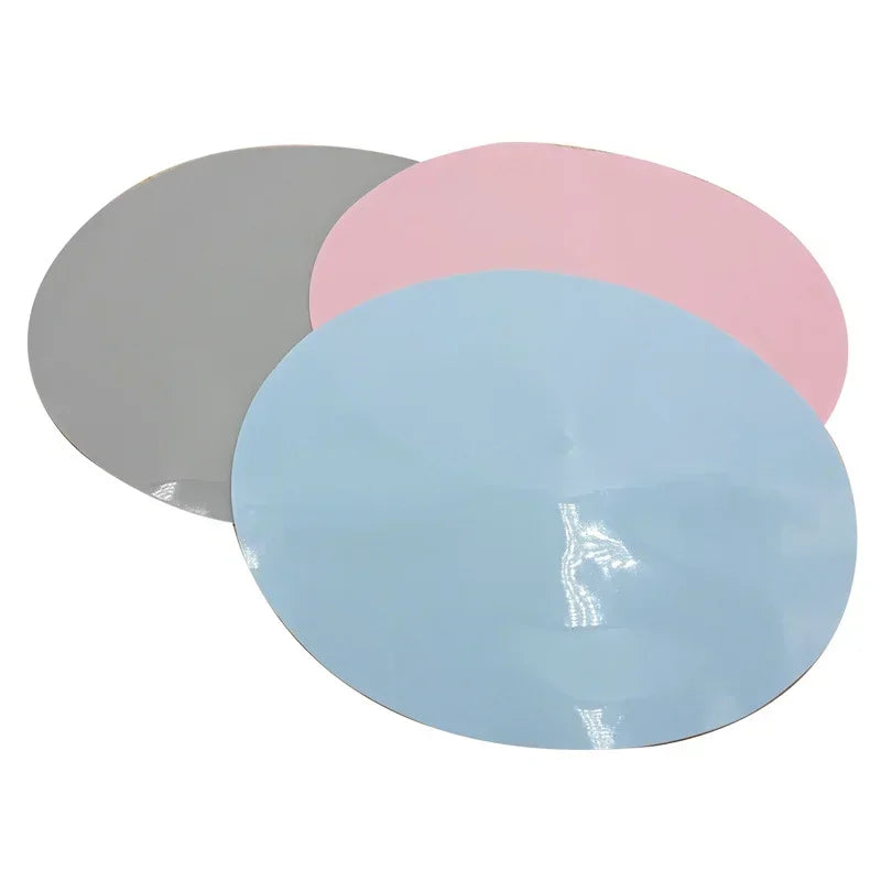 Silicone Anti-Slip Pet Bowl Mat Spill-Proof Cat Dog Feeding Fountain Round Accessory