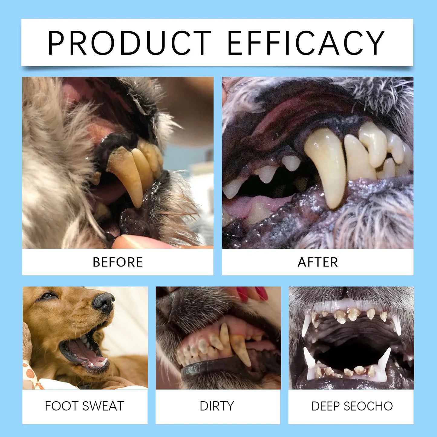 Gentle Pet Toothbrush for Fresh Breath and Tartar Prevention in Dogs and Cats