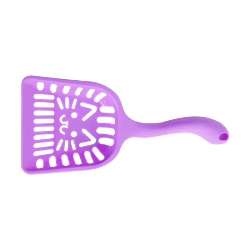 Lightweight Plastic Cat Litter Scoop Hollow Cleaning Tool Durable Easy to Clean Pet Care Shovel