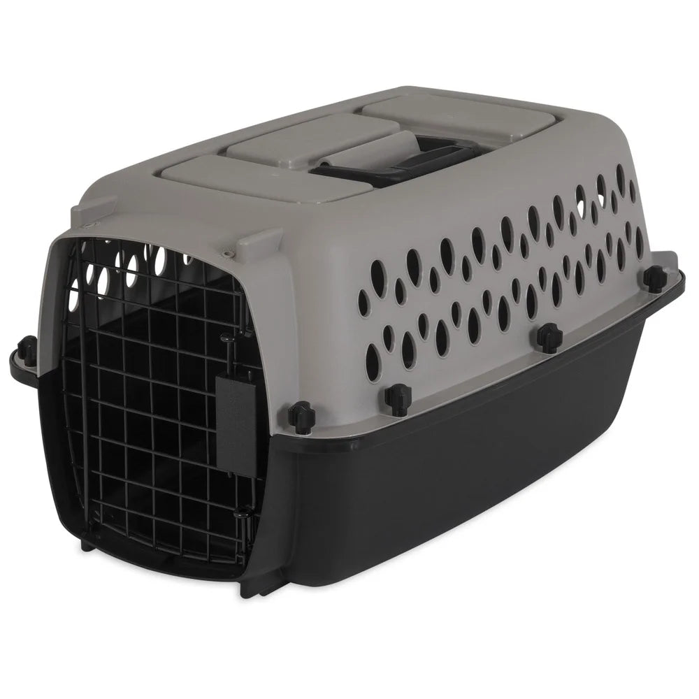 Portable X Small Plastic Dog Crate Kennel Carrier for Pets Up to 10 Pounds Durable and Safe