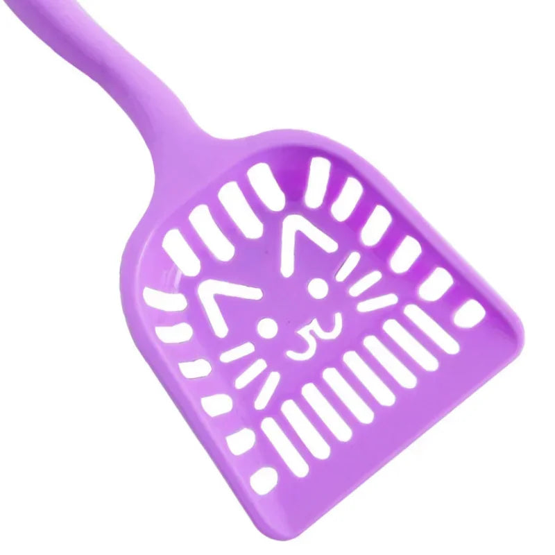Lightweight Plastic Cat Litter Scoop Hollow Cleaning Tool Durable Easy to Clean Pet Care Shovel