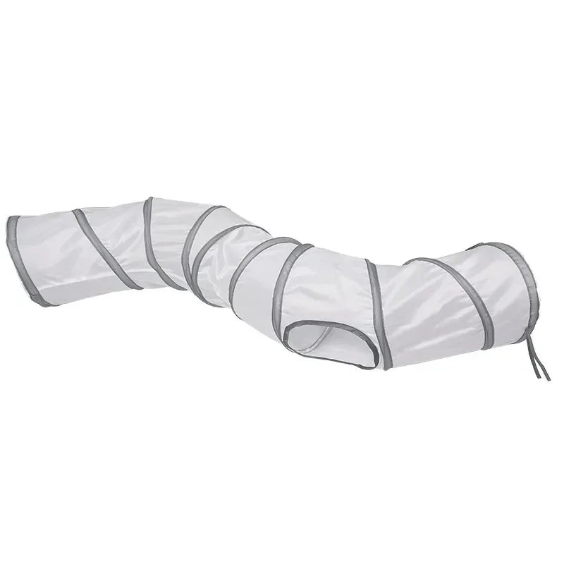 Foldable Cat Tunnel Interactive Play Toy for Kittens and Rabbits Fun Pet Training Accessory