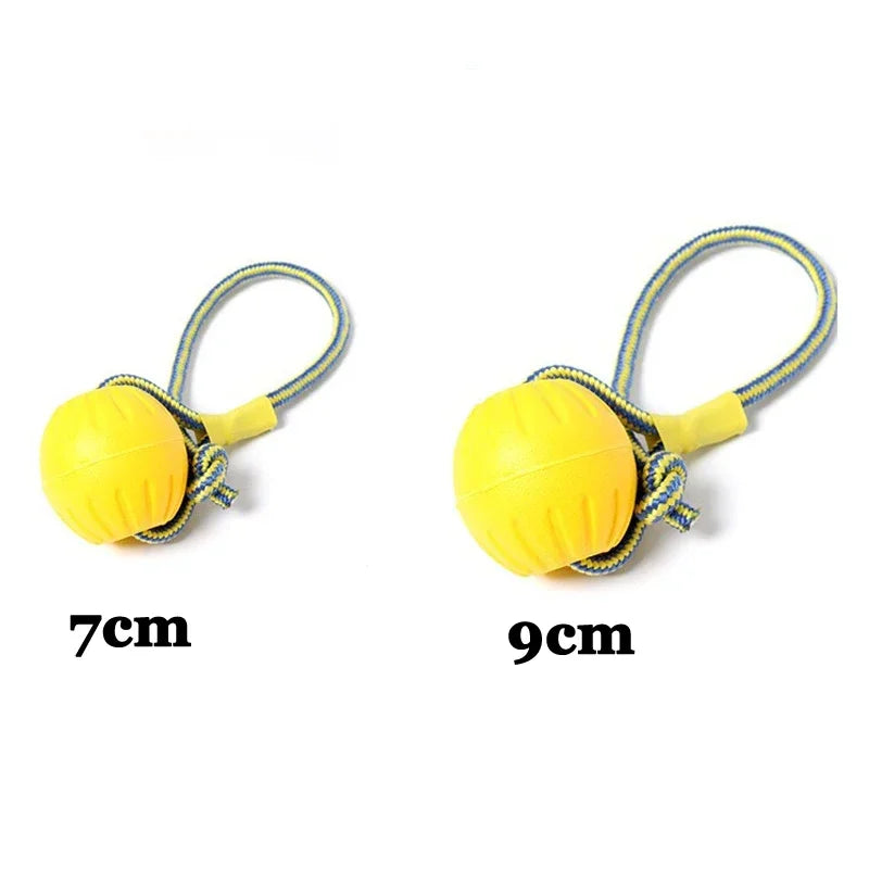 EVA Floating Dog Training Ball with Rope Chew Toys for Pets