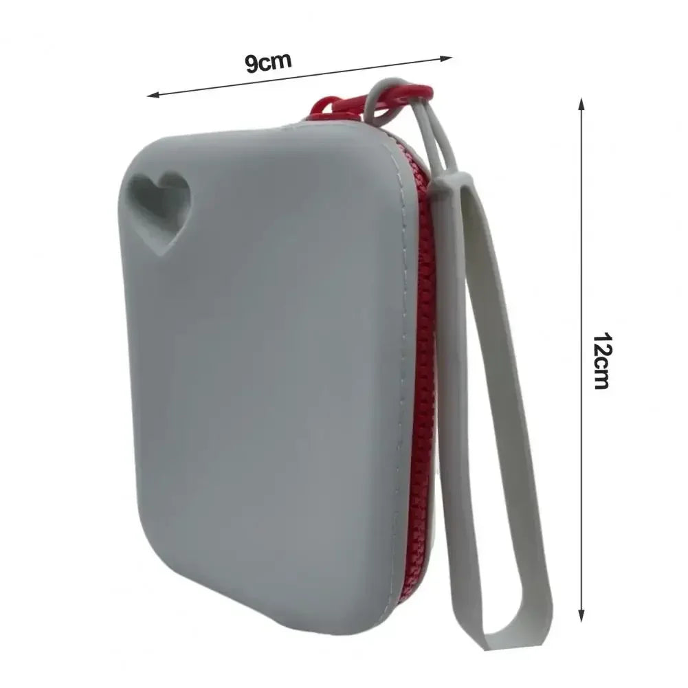 Silicone Dog Treat Pouch Portable Snack Bag Lightweight Odorless Attachable Belt for Training