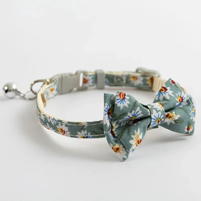 Dog Middle Pink Cat Blue Neck Lovely Collar Bowknot Tie for Small Pets