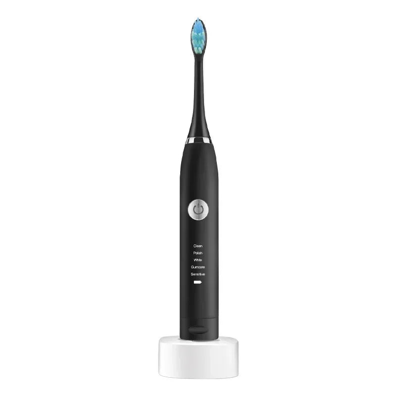 USB Rechargeable Electric Pet Toothbrush for Dogs and Cats with Replacement Brush Head