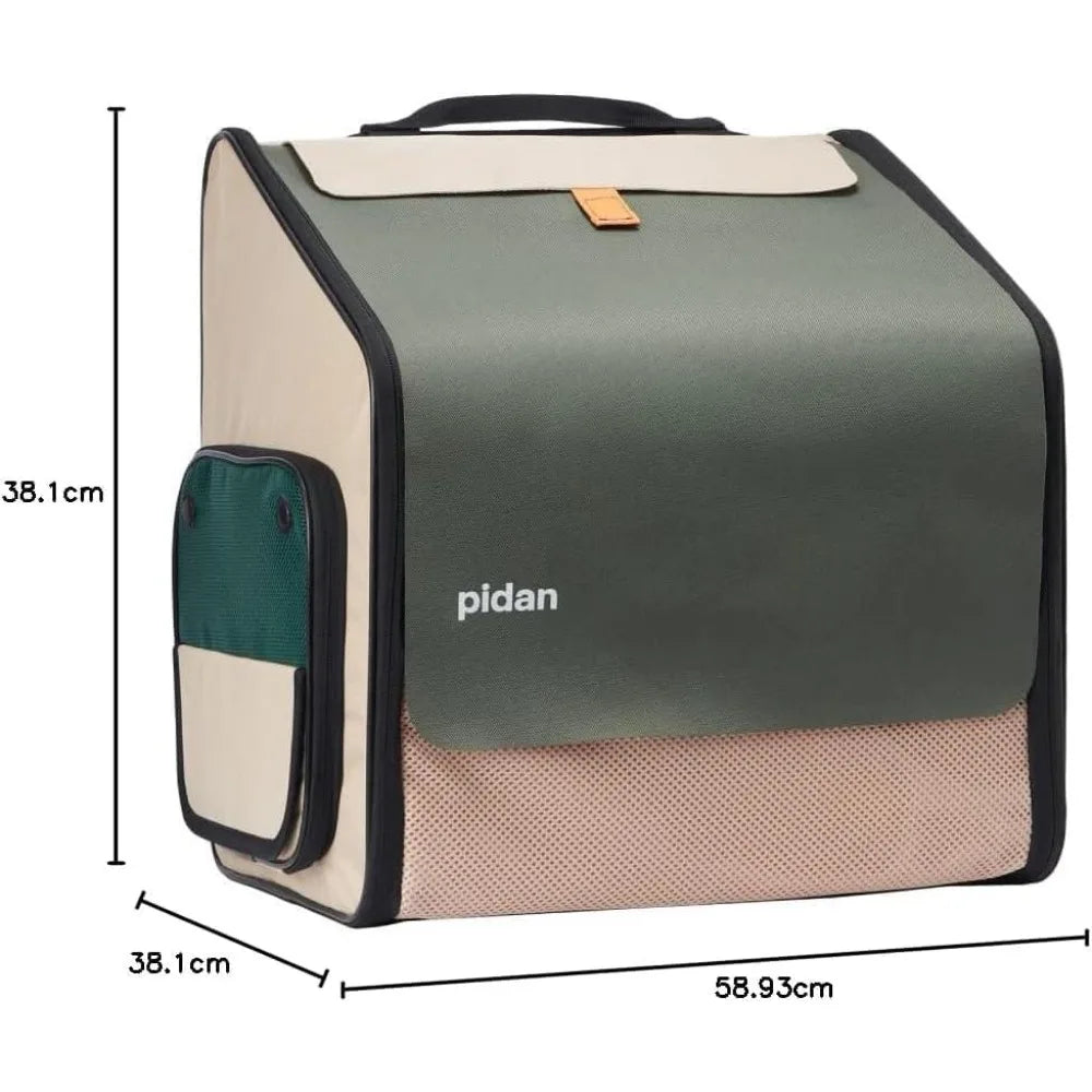 Pidan Expandable Cat Backpack Carrier Large Pet Bag with Quick Assembly for Easy Travel