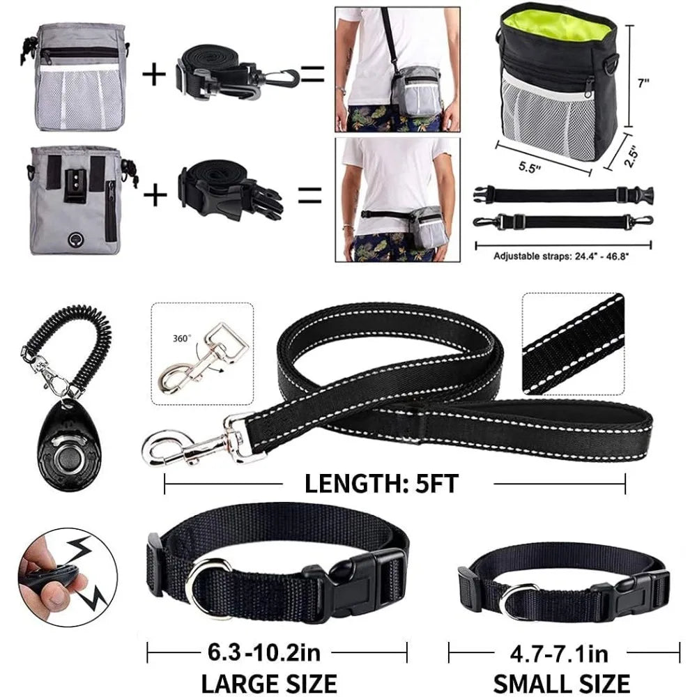 Puppy Supplies Starter Kit 39 Piece Set Essentials for New Puppies with Leash Toys Bowls and More