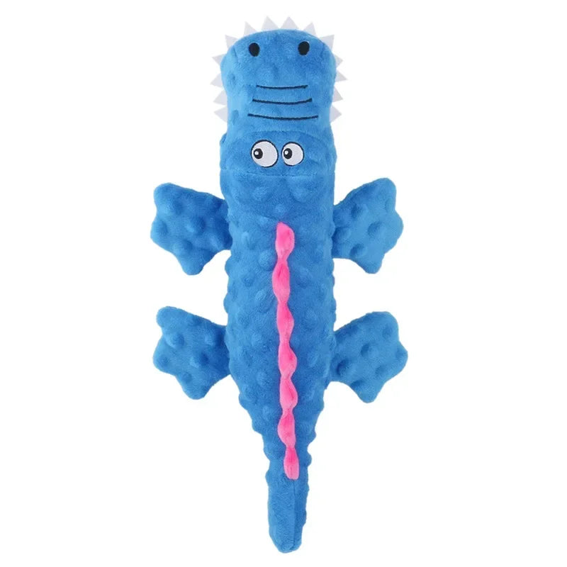 Soft Plush Squeaky Crocodile Toy for Dogs and Cats Interactive Chew Toy Durable Fun