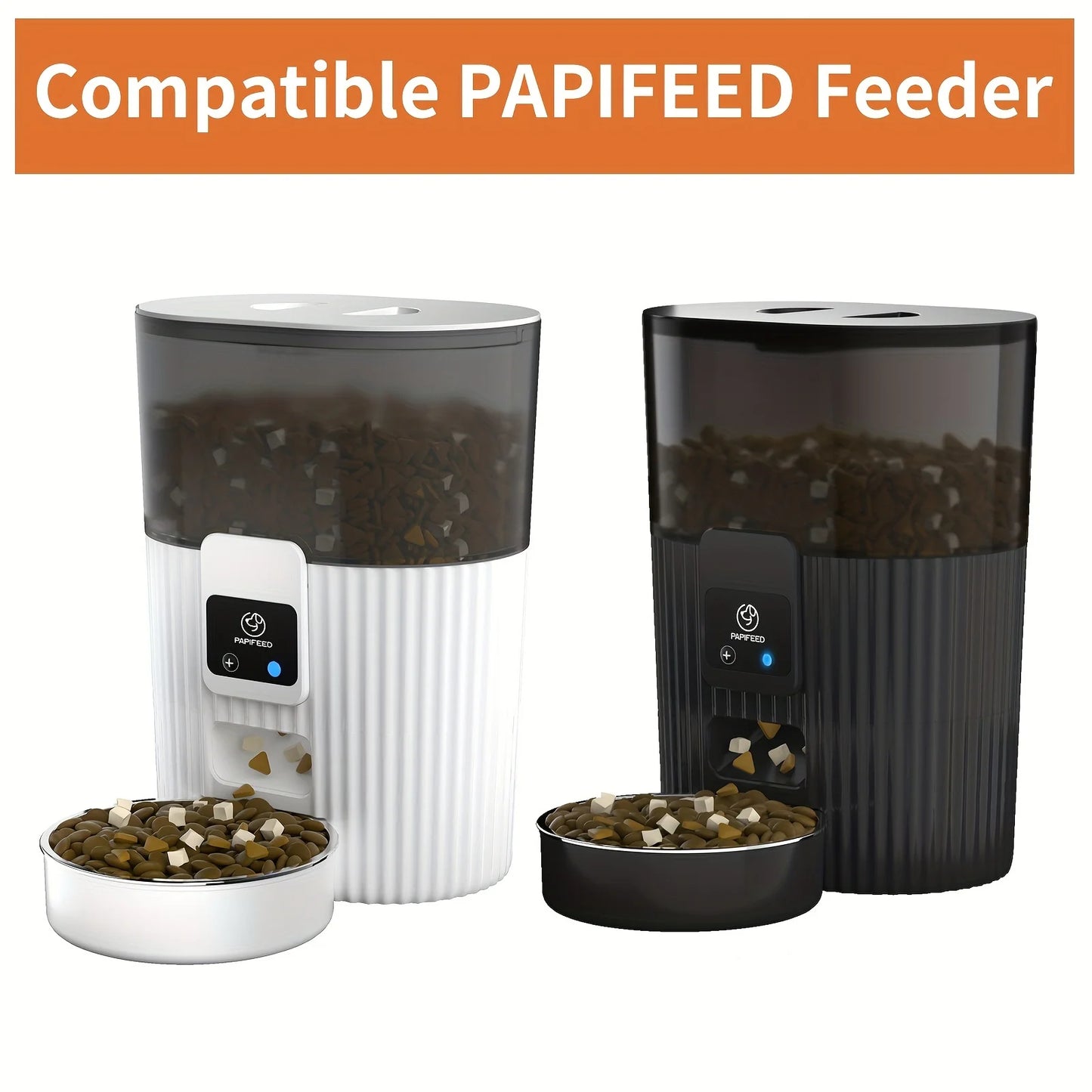 PAPIFEED Automatic Feeder for Cat Dog Fixed Food Dispenser with WiFi Remote