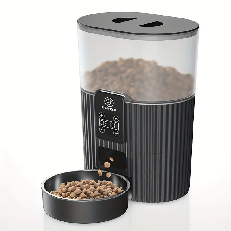 PAPIFEED Automatic Feeder for Cat Dog Fixed Food Dispenser with WiFi Remote