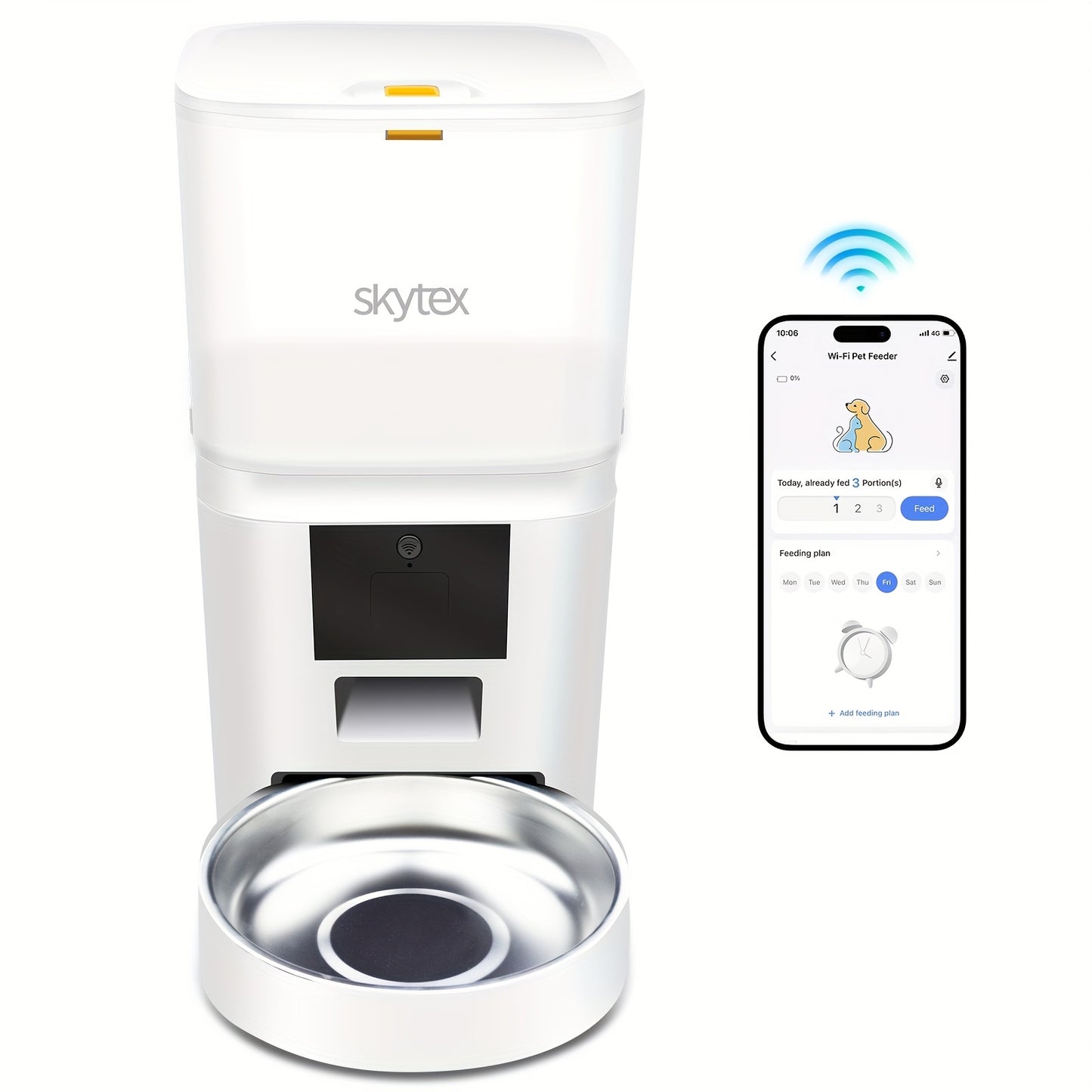 Automatic Pet Feeder for Dogs and Cats WiFi Reminders