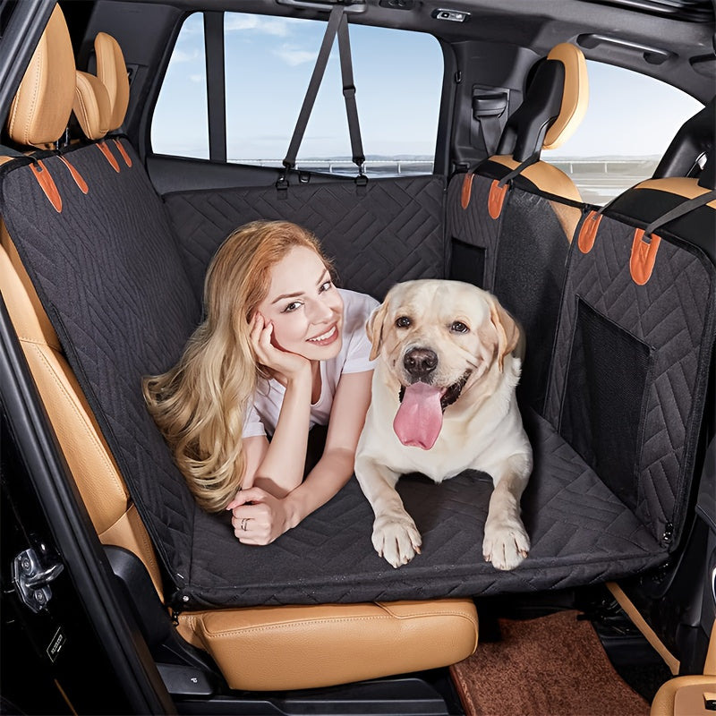 Heavy Duty Waterproof Dog Car Seat Extender with Non Slip Scratchproof Pet Protector