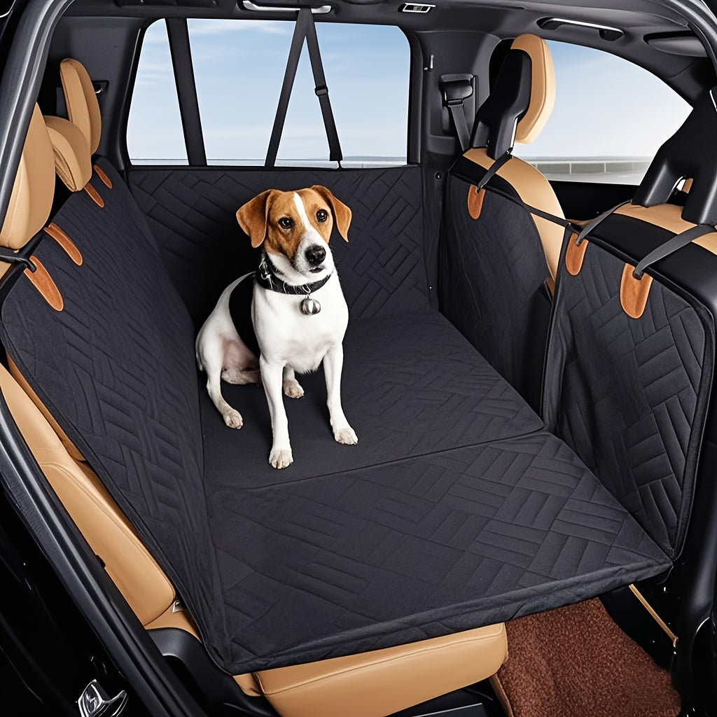 Heavy Duty Waterproof Dog Car Seat Extender with Non Slip Scratchproof Pet Protector