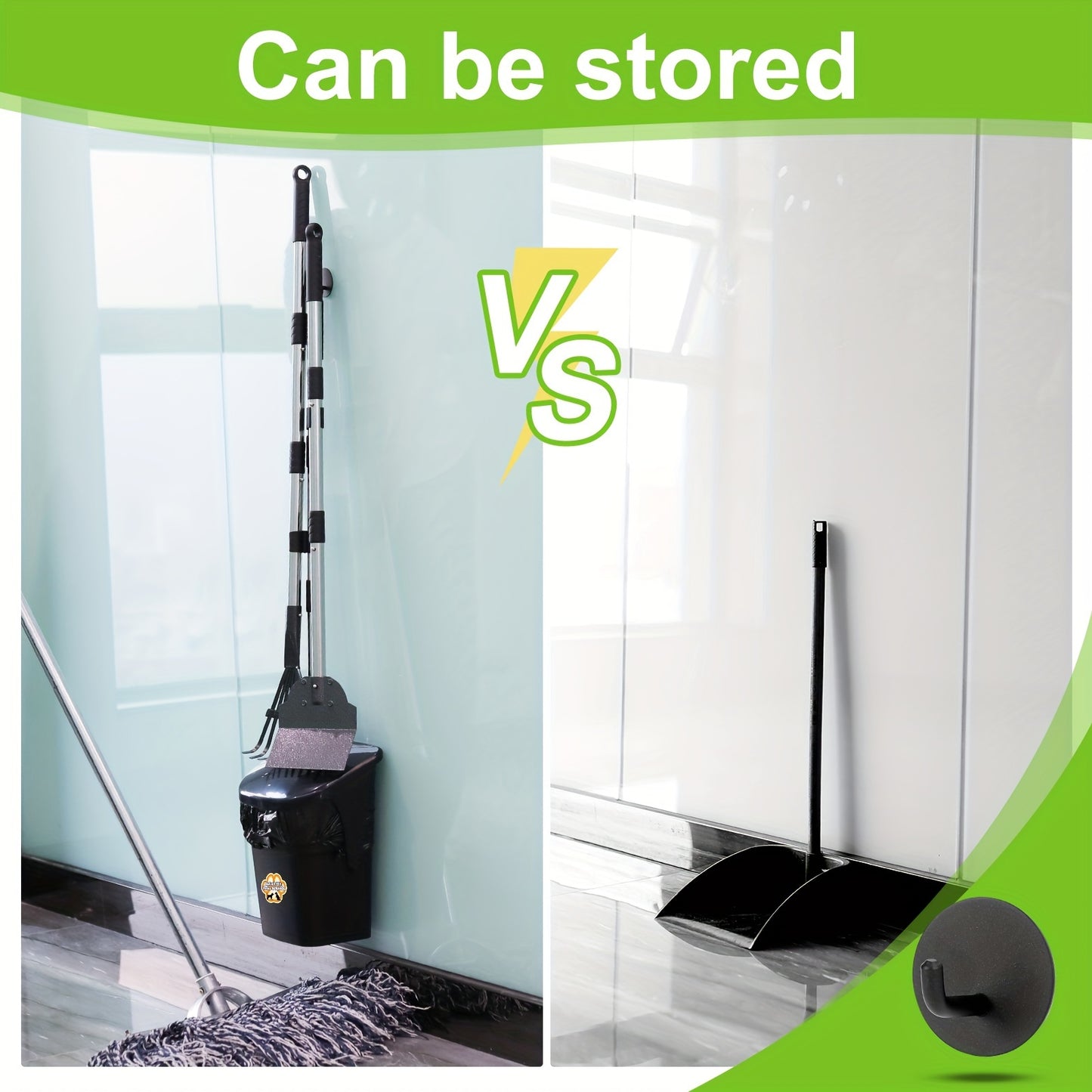 Large Swivel Pooper Scooper with Rake and Spade Plus 20 Waste Bags for Easy Pet Cleanup