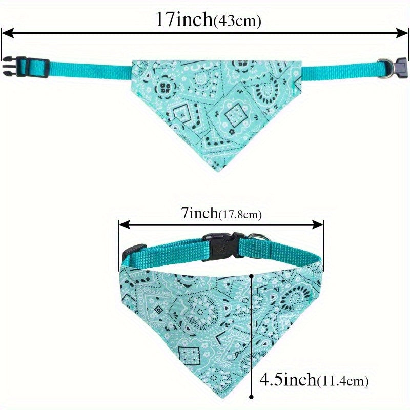 18 Pack Adjustable Dog and Cat Bandanas with Removable Bow Ties for Small Pets