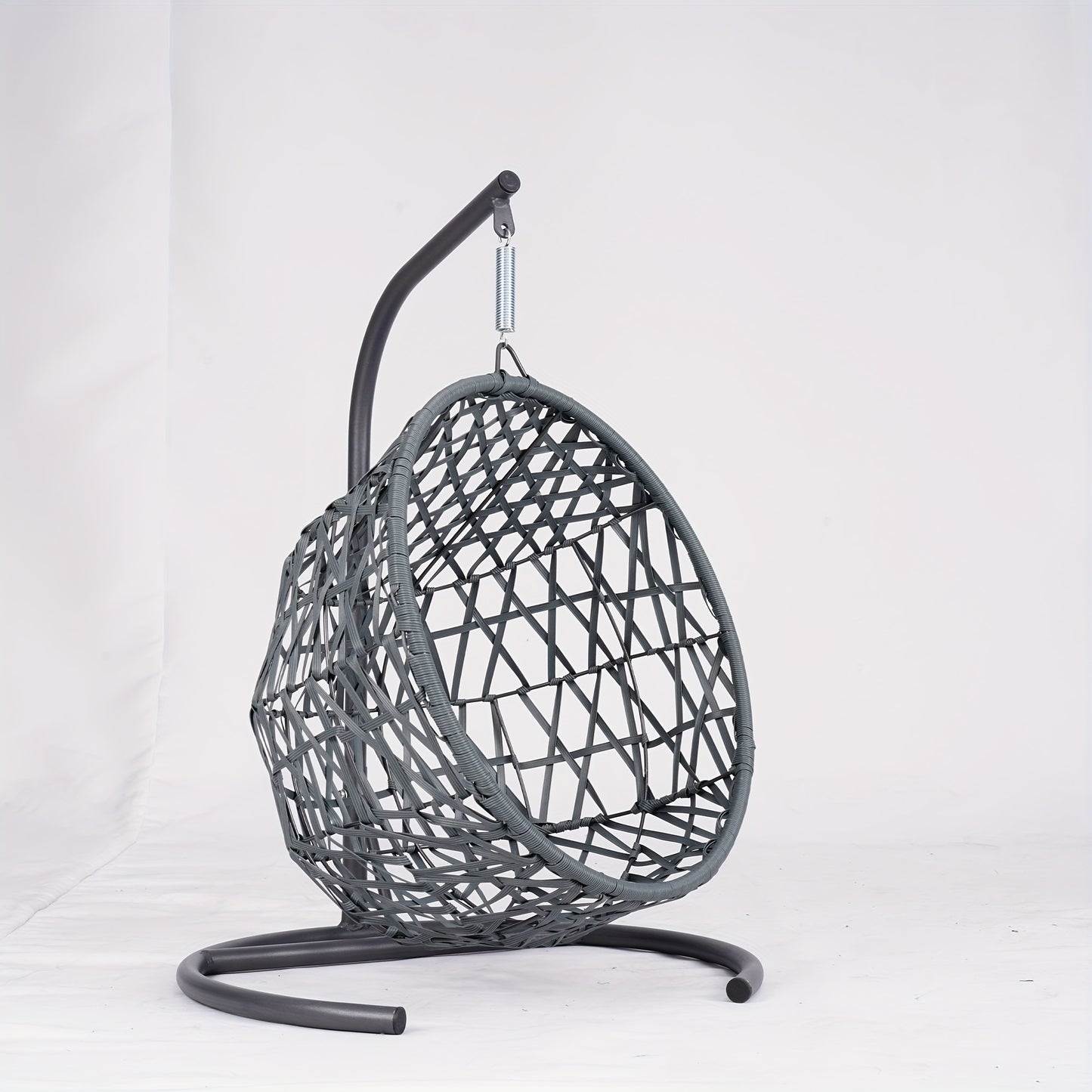 Indoor Hanging Cat Swing Bed With Stand And Plush Cushion