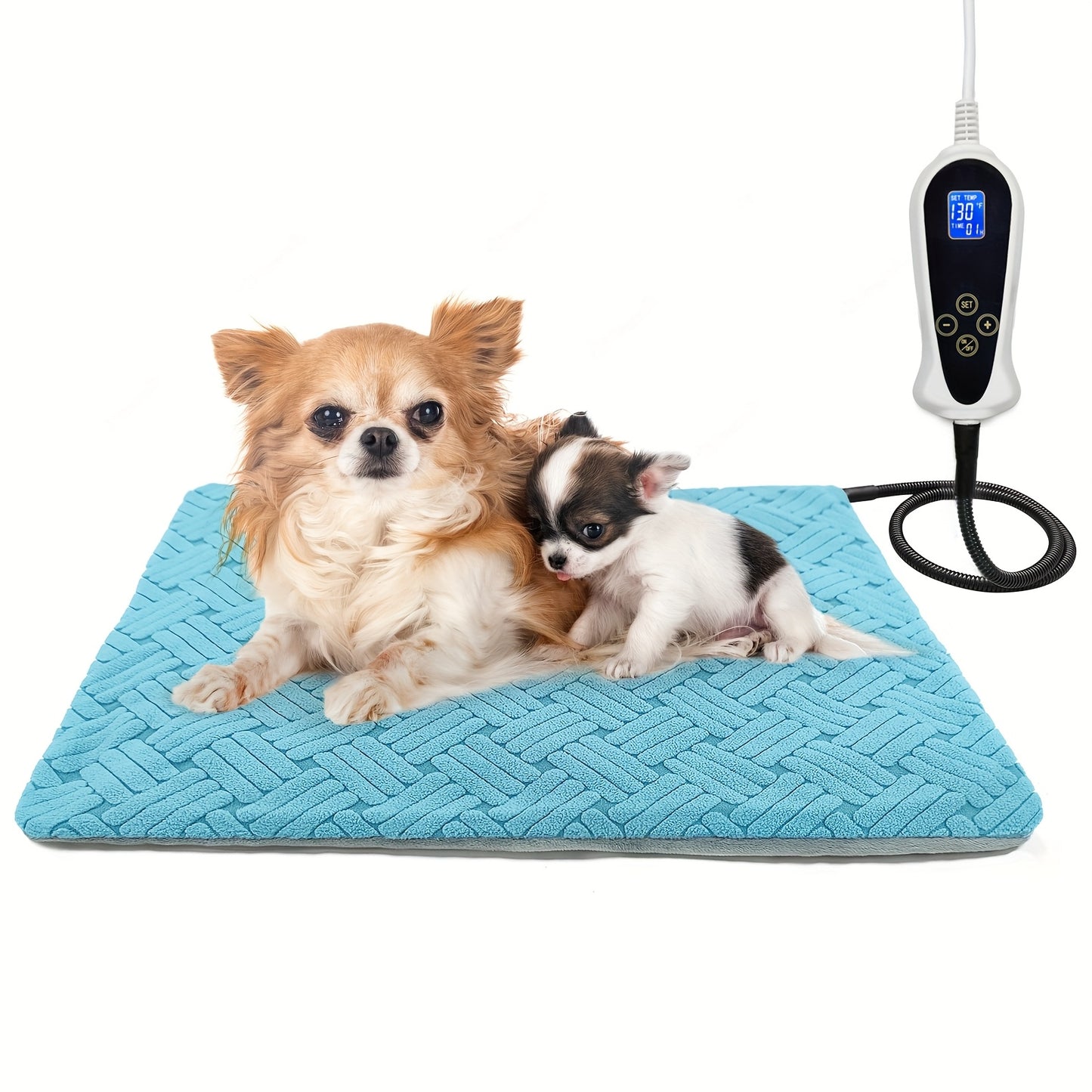Pet Heating Pad with Smart Thermostat for Cats and Dogs Comfort Recovery Whelping Supplies